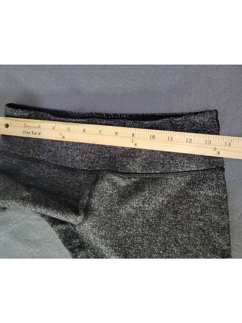 LULULEMON Womens 6 Wunder Under Herringbone Crop Leggings - Picture 6 of 8